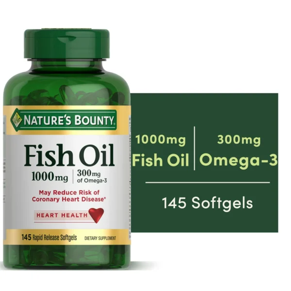 FISH OIL - OMEGA 3 1000 MG, 145 TABLETAS