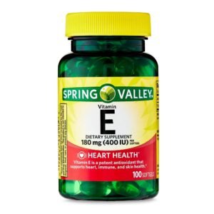 VITAMINA E - 180MG 100 TABLETAS